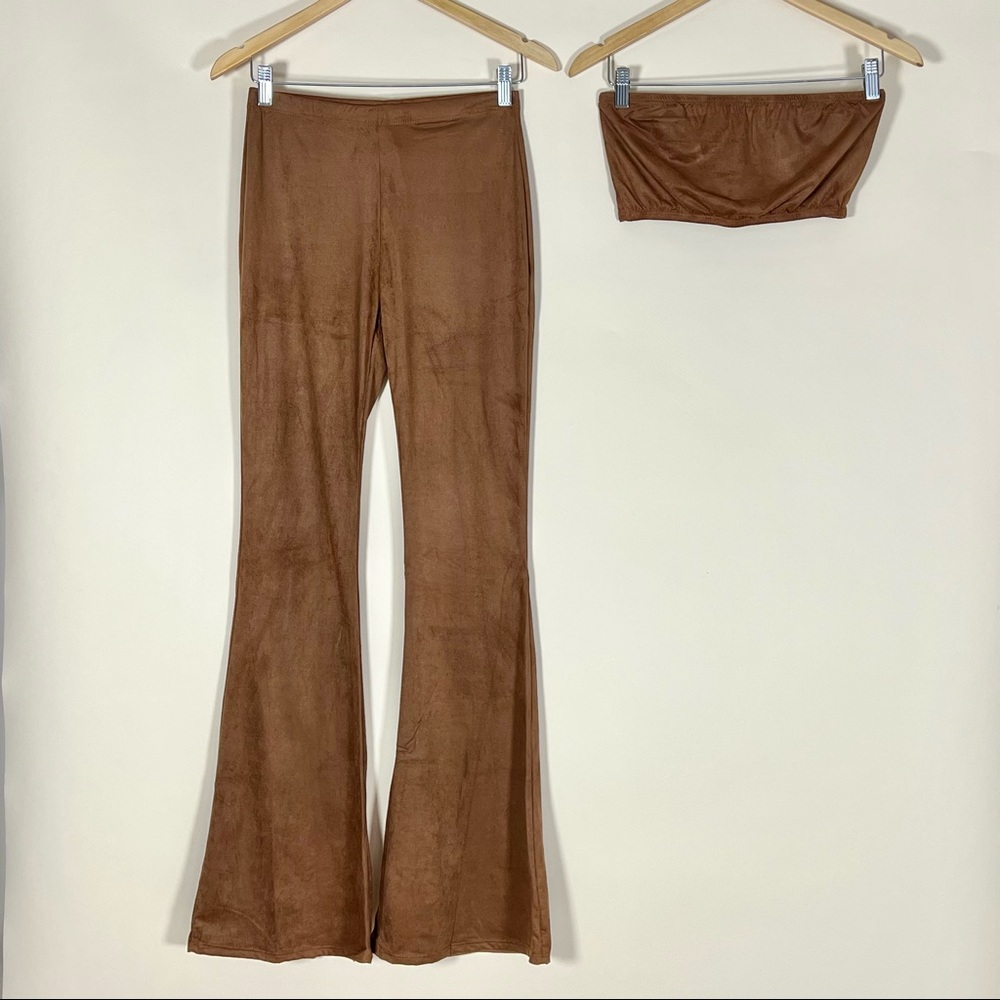 Brown Suede Set
